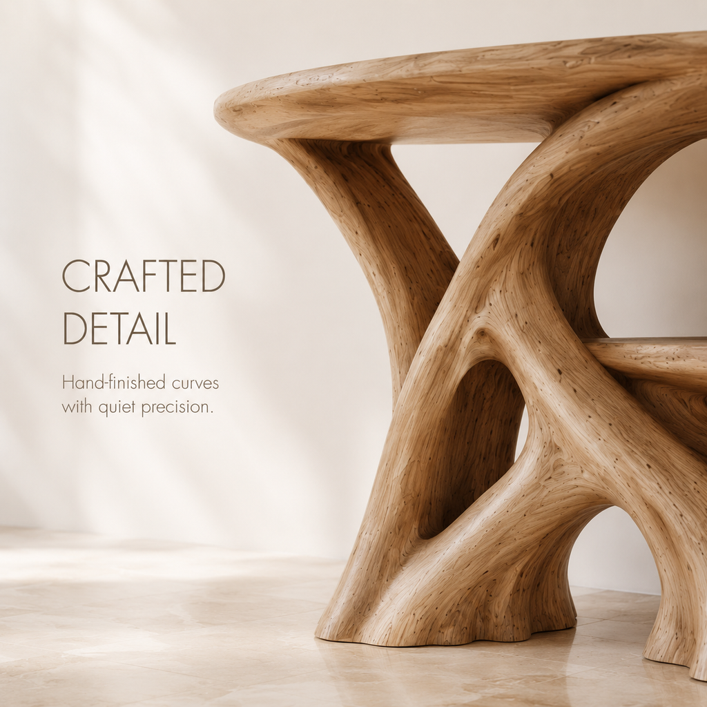 Aurelle Sculptural Console Table - product image 06