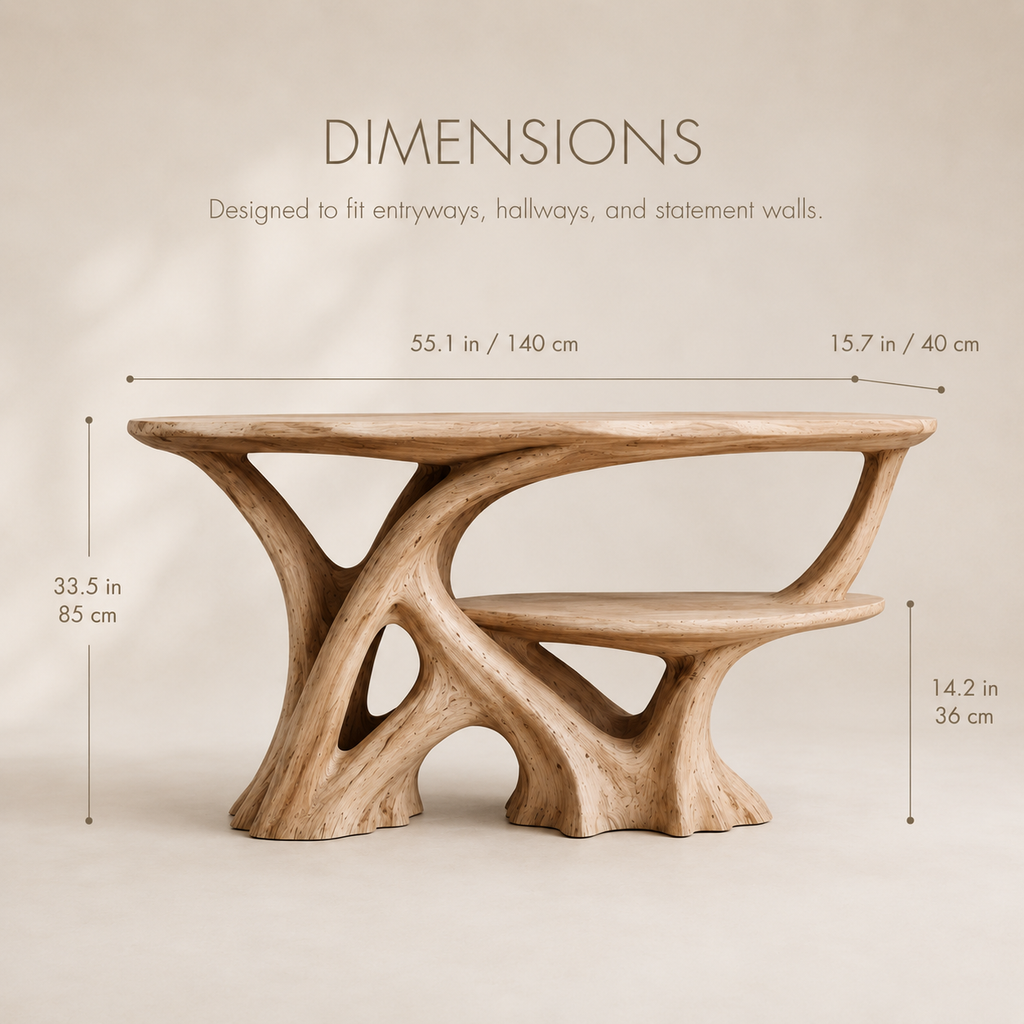 Aurelle Sculptural Console Table - product image 08
