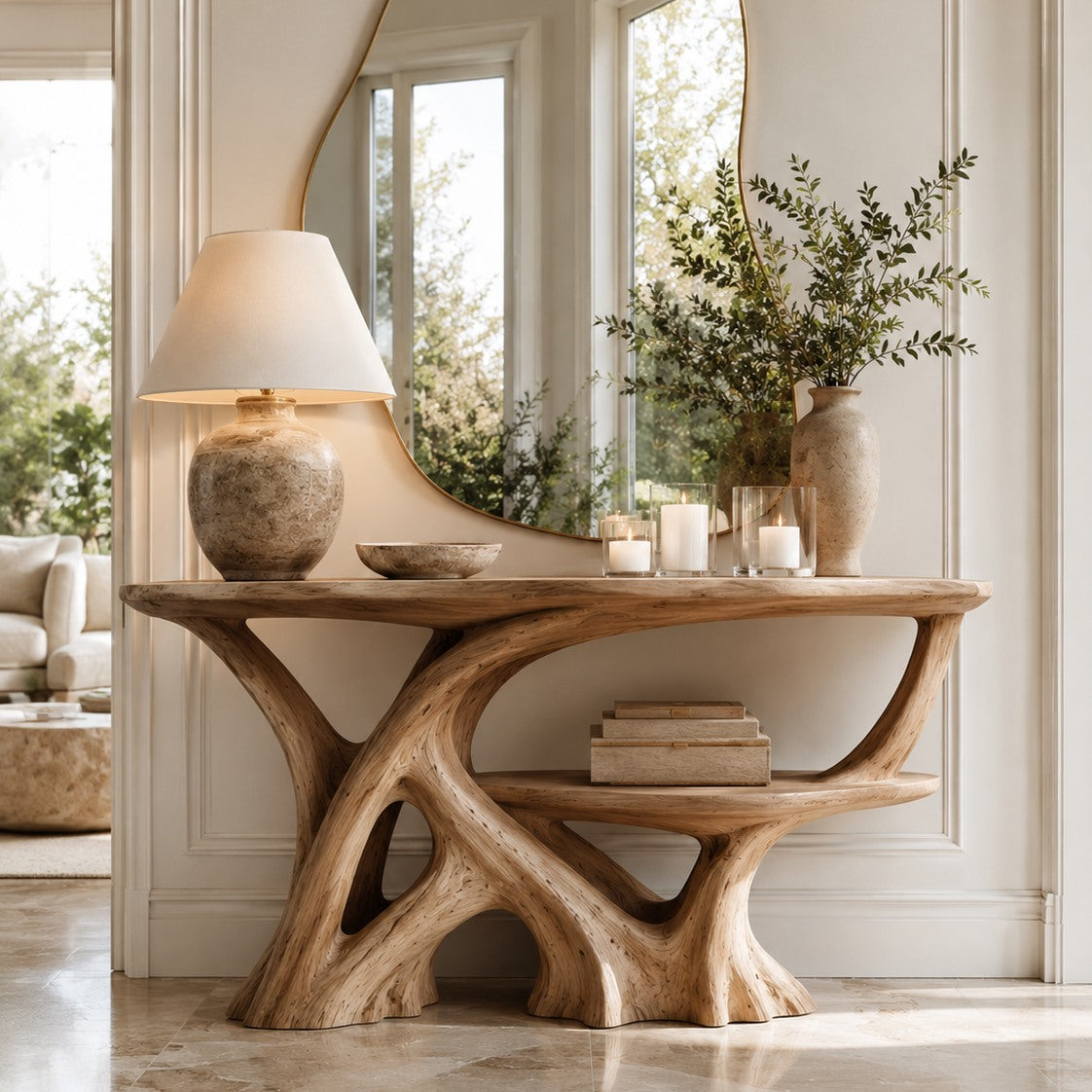 Aurelle Sculptural Console Table - Design 193 - square cover image