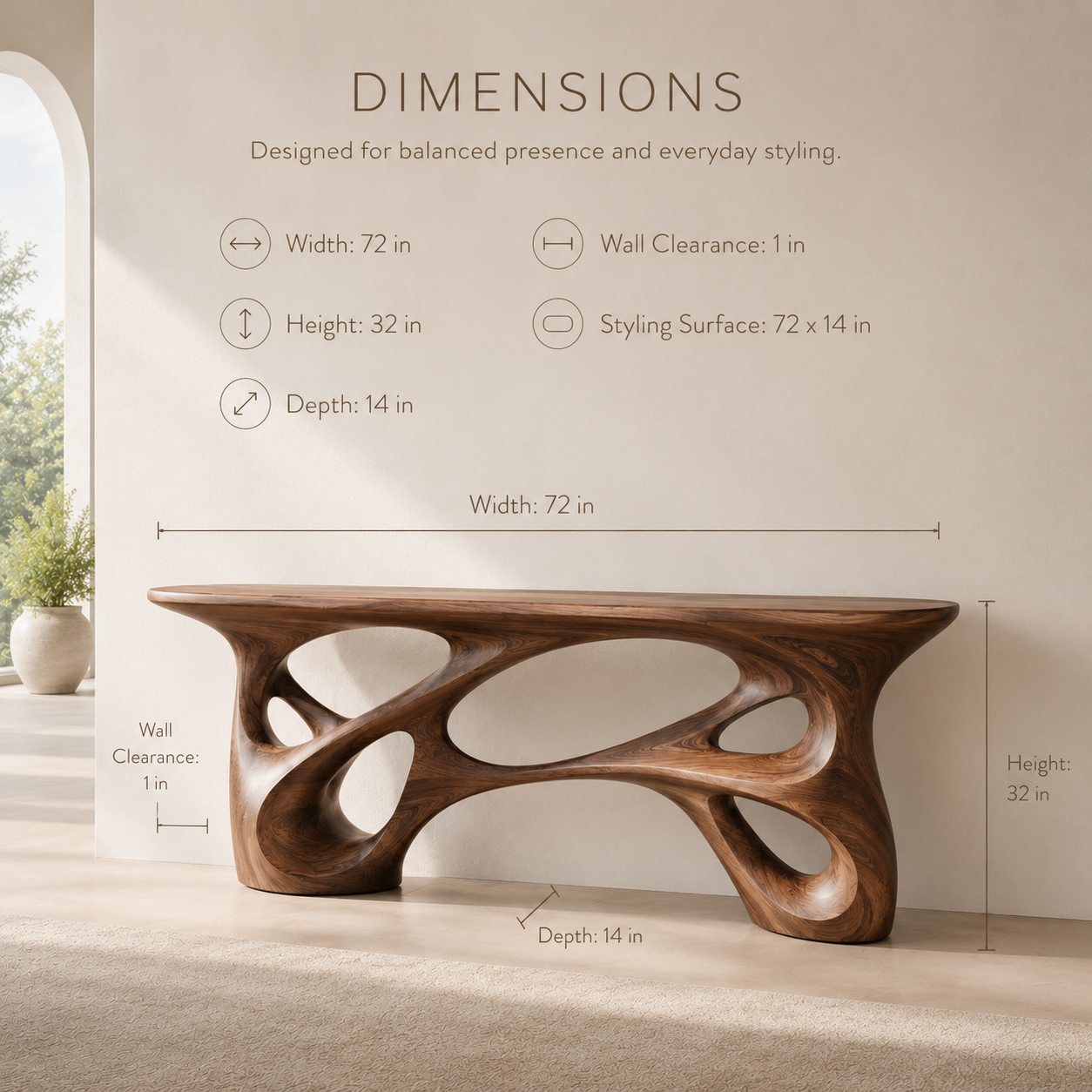 Marin Flow Entry Console Table - product image 08