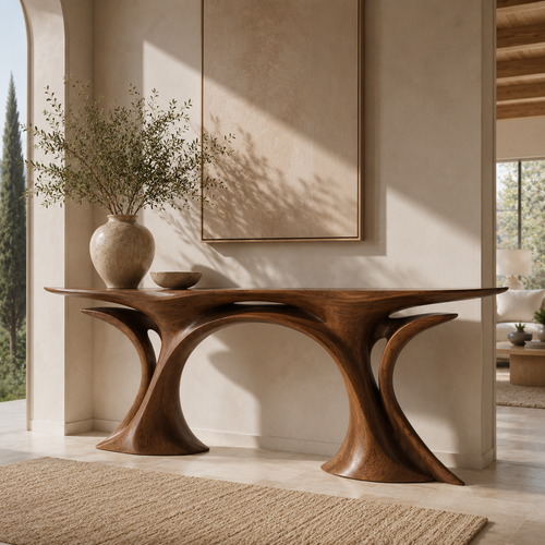 Caldera Organic Hall Console Table - main view