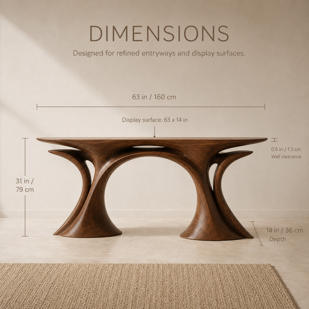 Caldera Organic Hall Console Table - product image 08