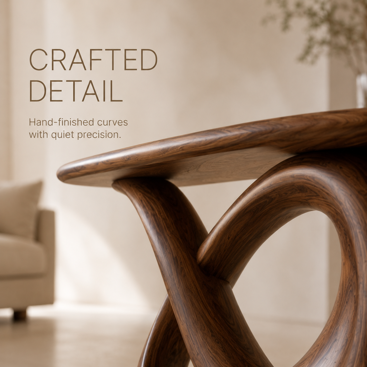 Soren Rounded Wood Console Table - product image 06