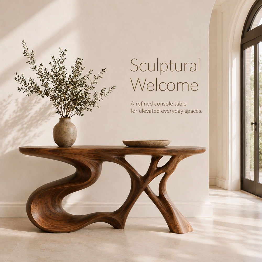 Veyra Soft Curve Console Table - product image 02