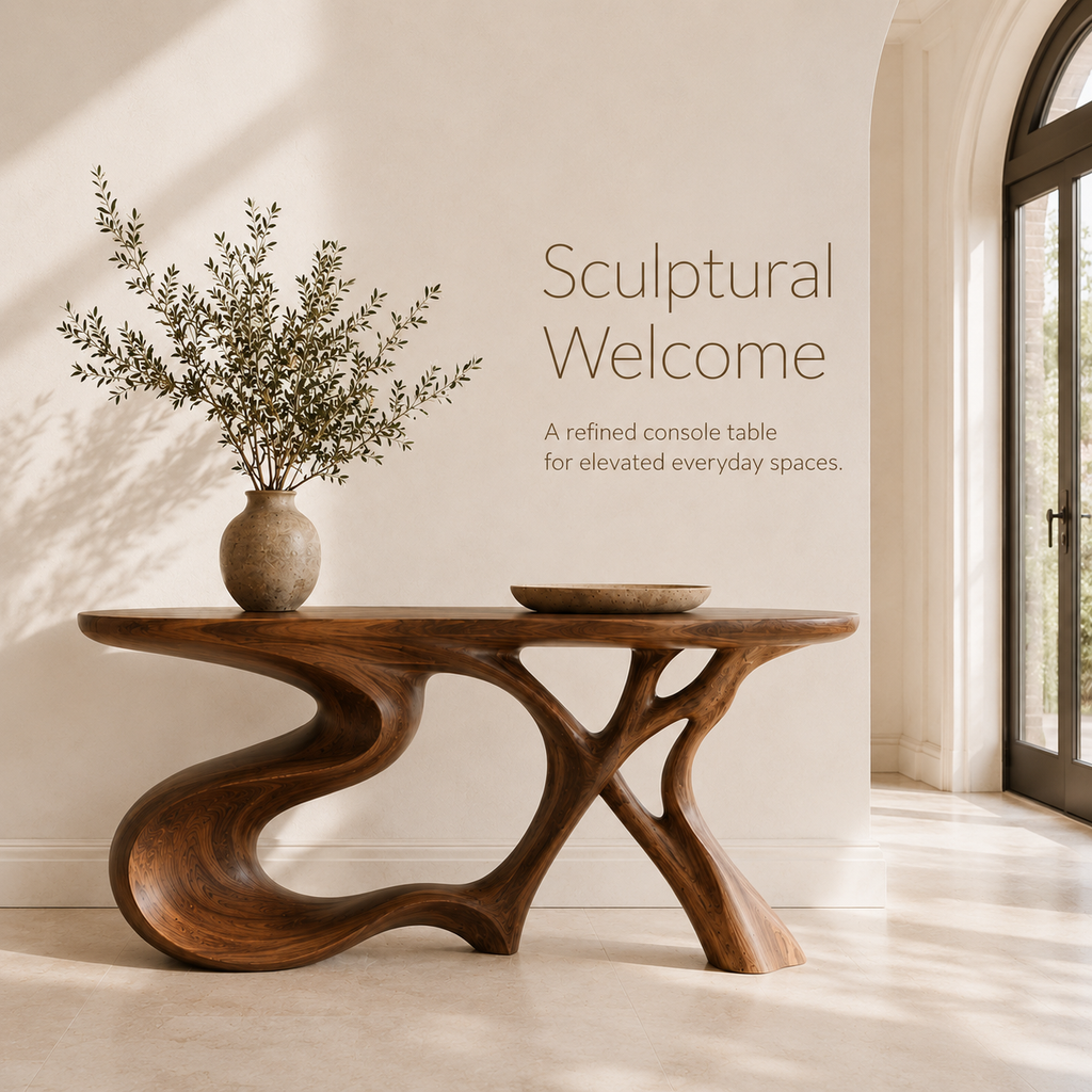 Veyra Soft Curve Console Table - product image 02