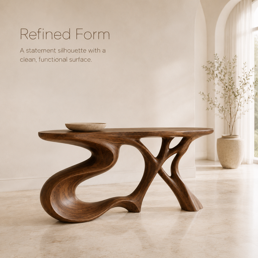 Veyra Soft Curve Console Table - product image 03