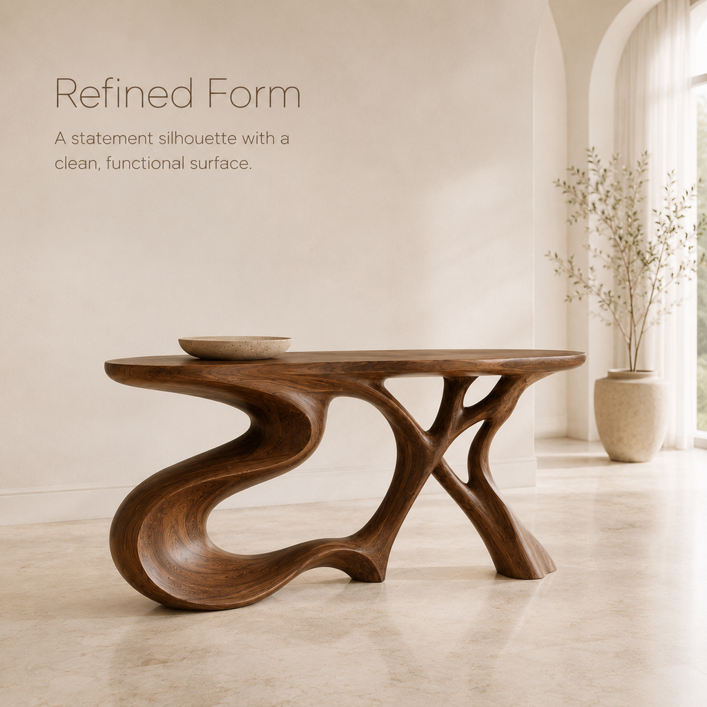 Veyra Soft Curve Console Table - product image 03
