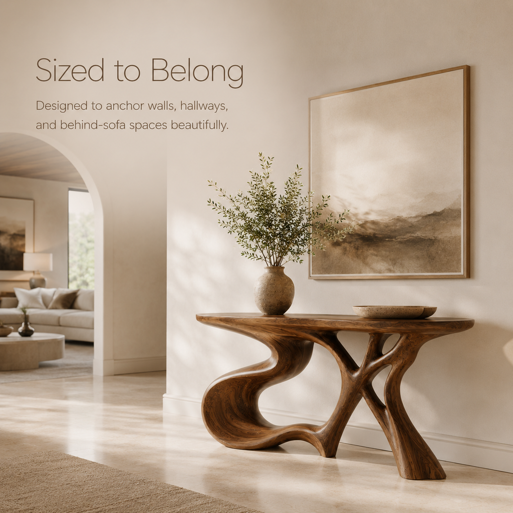 Veyra Soft Curve Console Table - product image 04