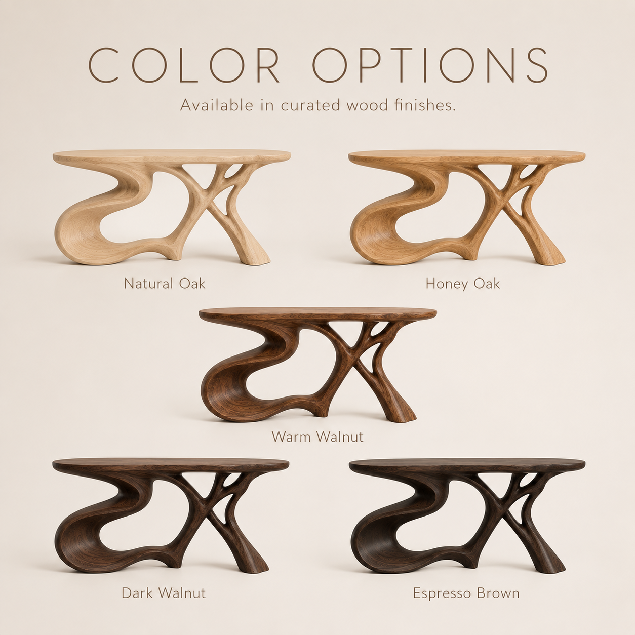 Veyra Soft Curve Console Table - product image 11