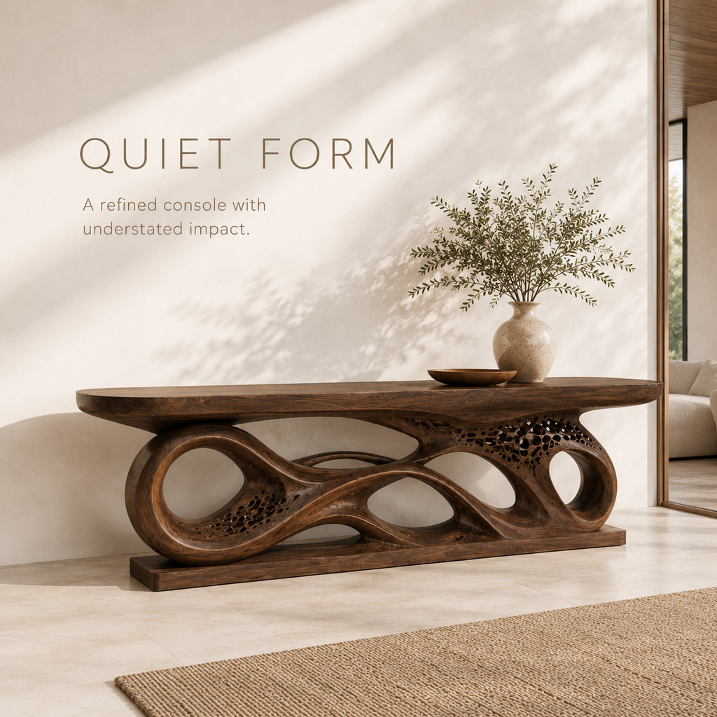 Liora Warm Walnut Console Table - product image 03