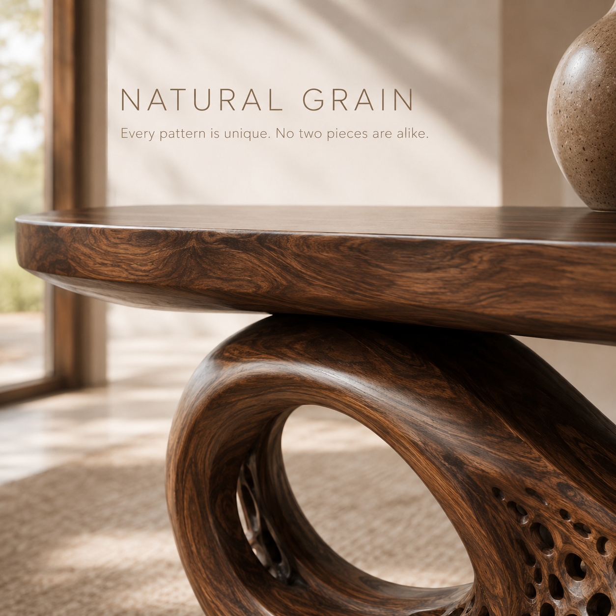 Liora Warm Walnut Console Table - product image 05