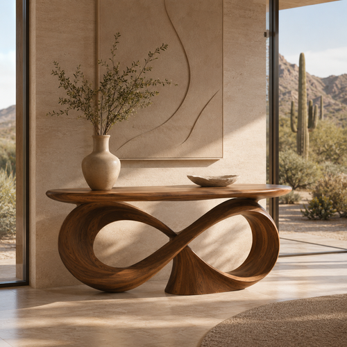 Rowan Hollow Form Console Table - main view