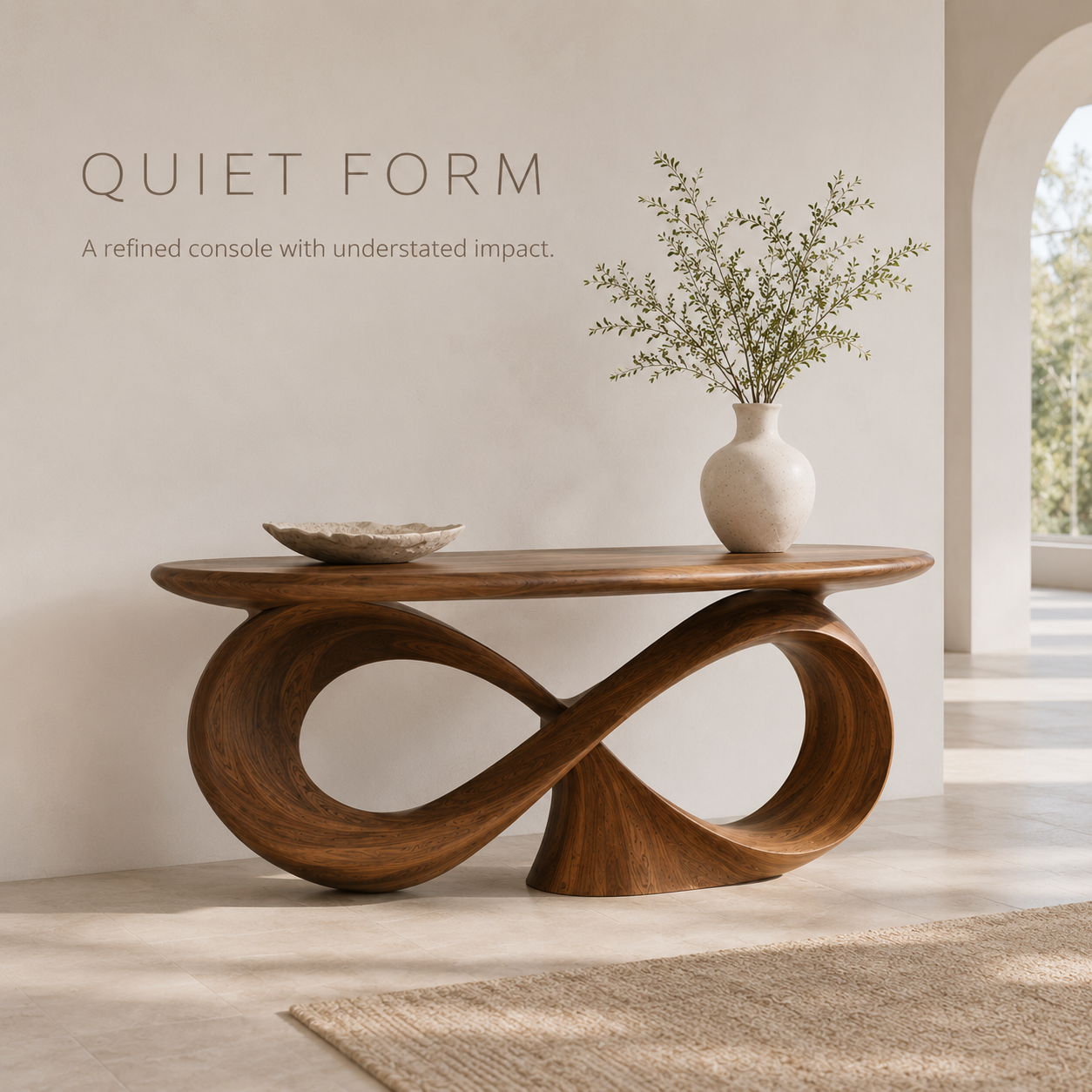 Rowan Hollow Form Console Table - product image 03
