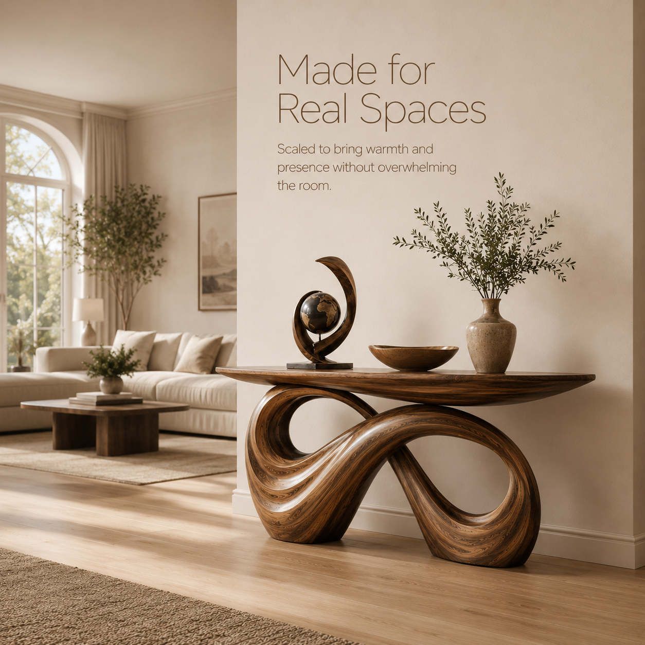 Orin Organic Modern Console Table - product image 04