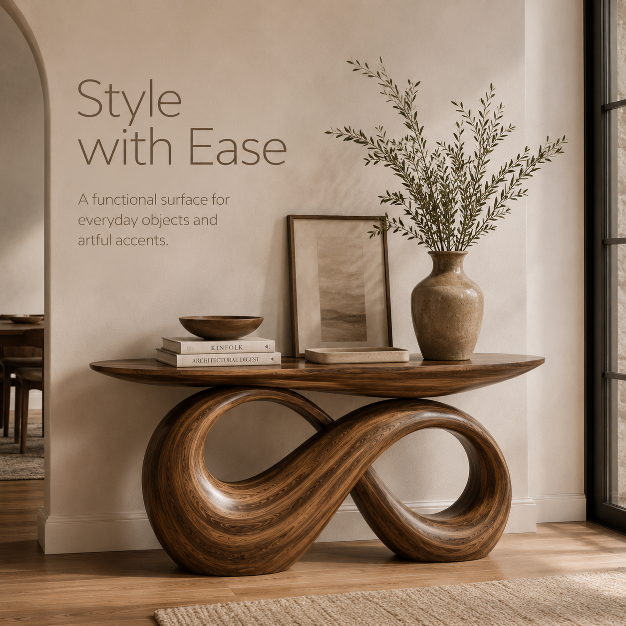 Orin Organic Modern Console Table - product image 07