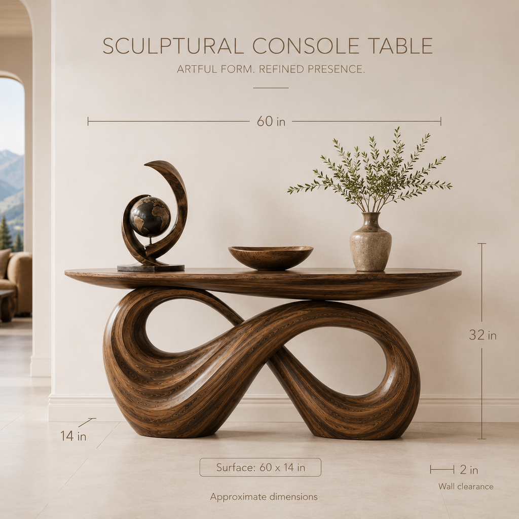 Orin Organic Modern Console Table - product image 08