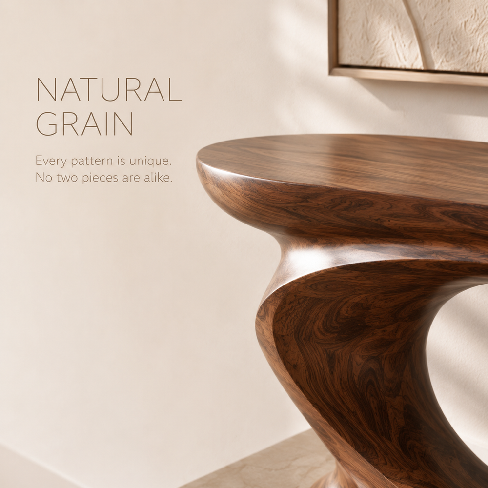 Selene Rounded Foyer Console Table - Design 204 - product image 05
