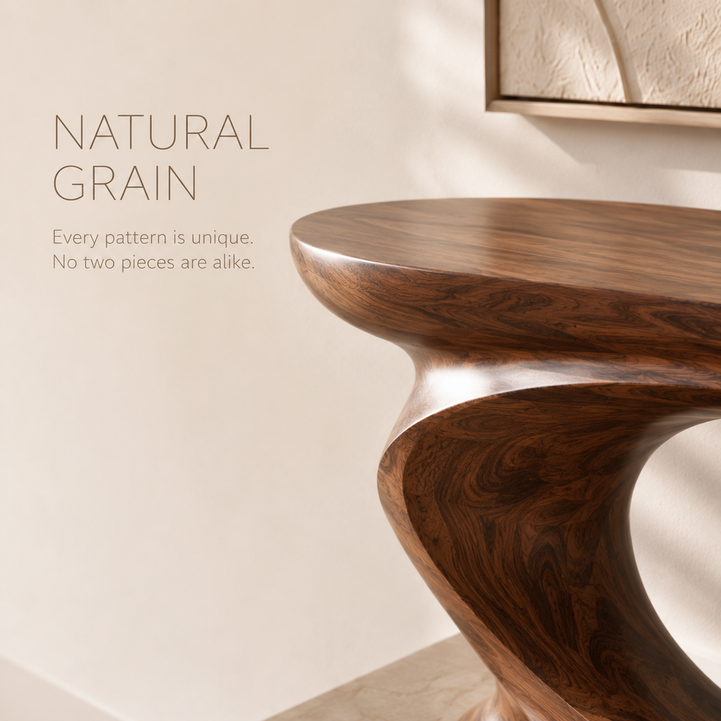 Selene Rounded Foyer Console Table - Design 204 - product image 05