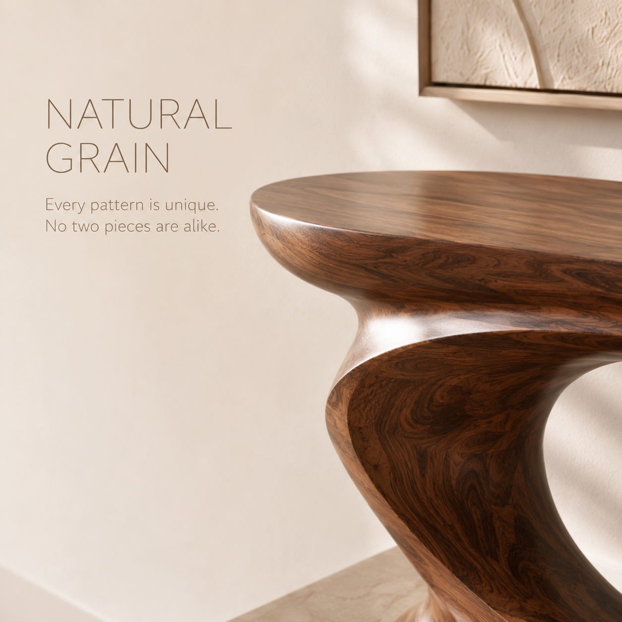 Selene Rounded Foyer Console Table - Design 204 - product image 05