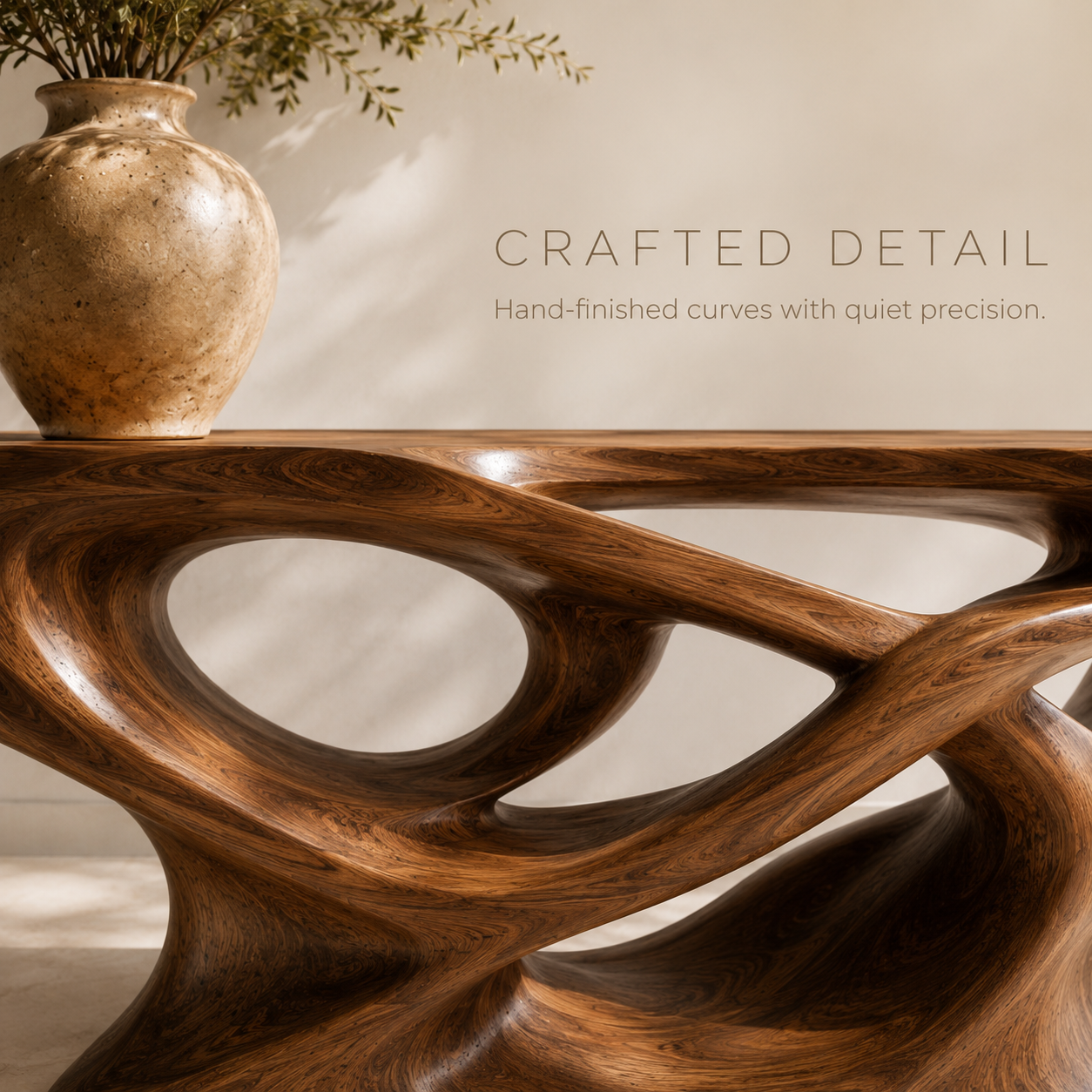 Mira Flow Wood Console Table - Design 206 - product image 06