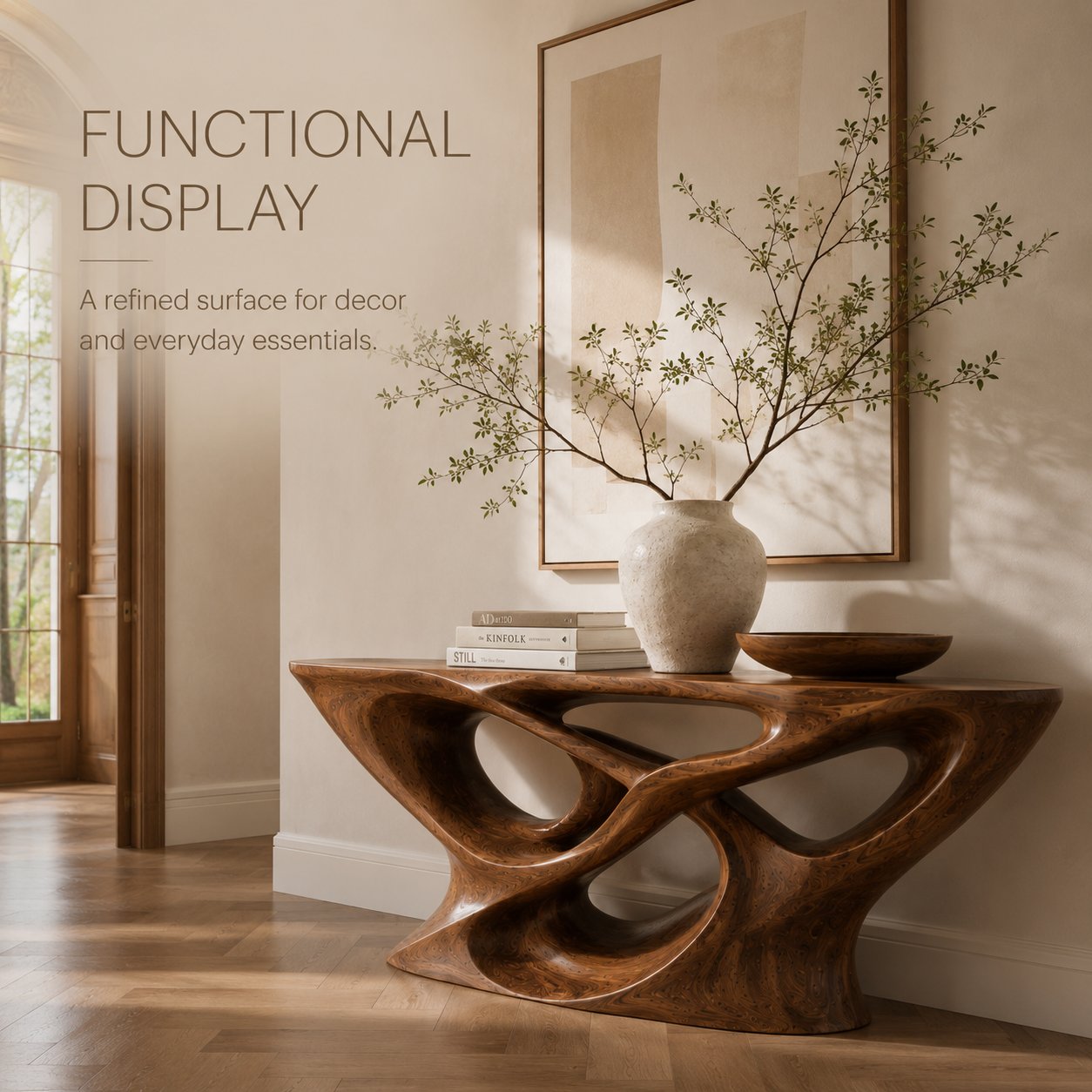 Mira Flow Wood Console Table - Design 206 - product image 07