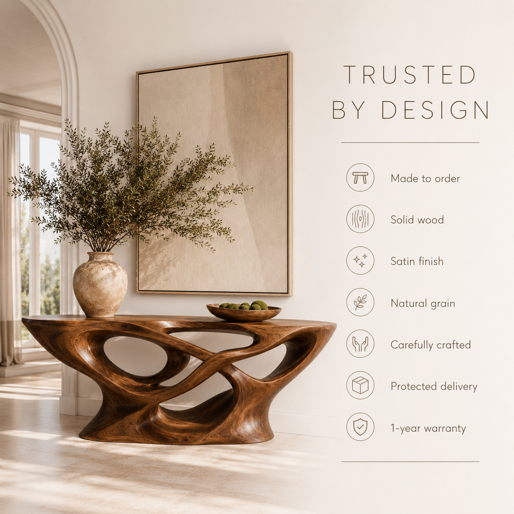 Mira Flow Wood Console Table - Design 206 - product image 09