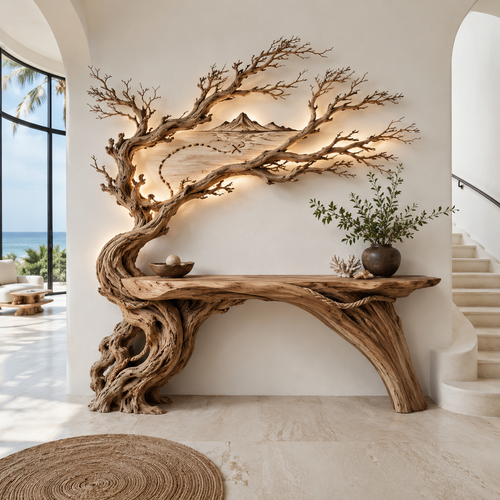Isla Gallery Rail Console Table - Design 209 - main view