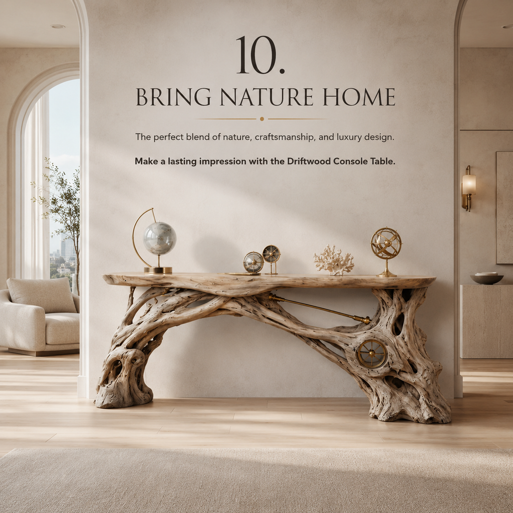 Alden Curved Wood Console Table - Design 211 - product image 10