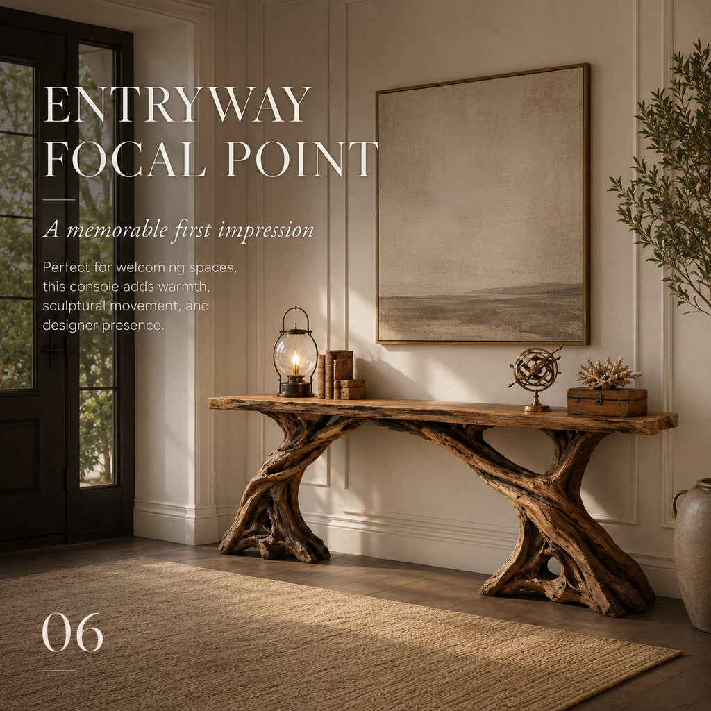 Aurelle Sculptural Console Table - Design 213 - product image 07