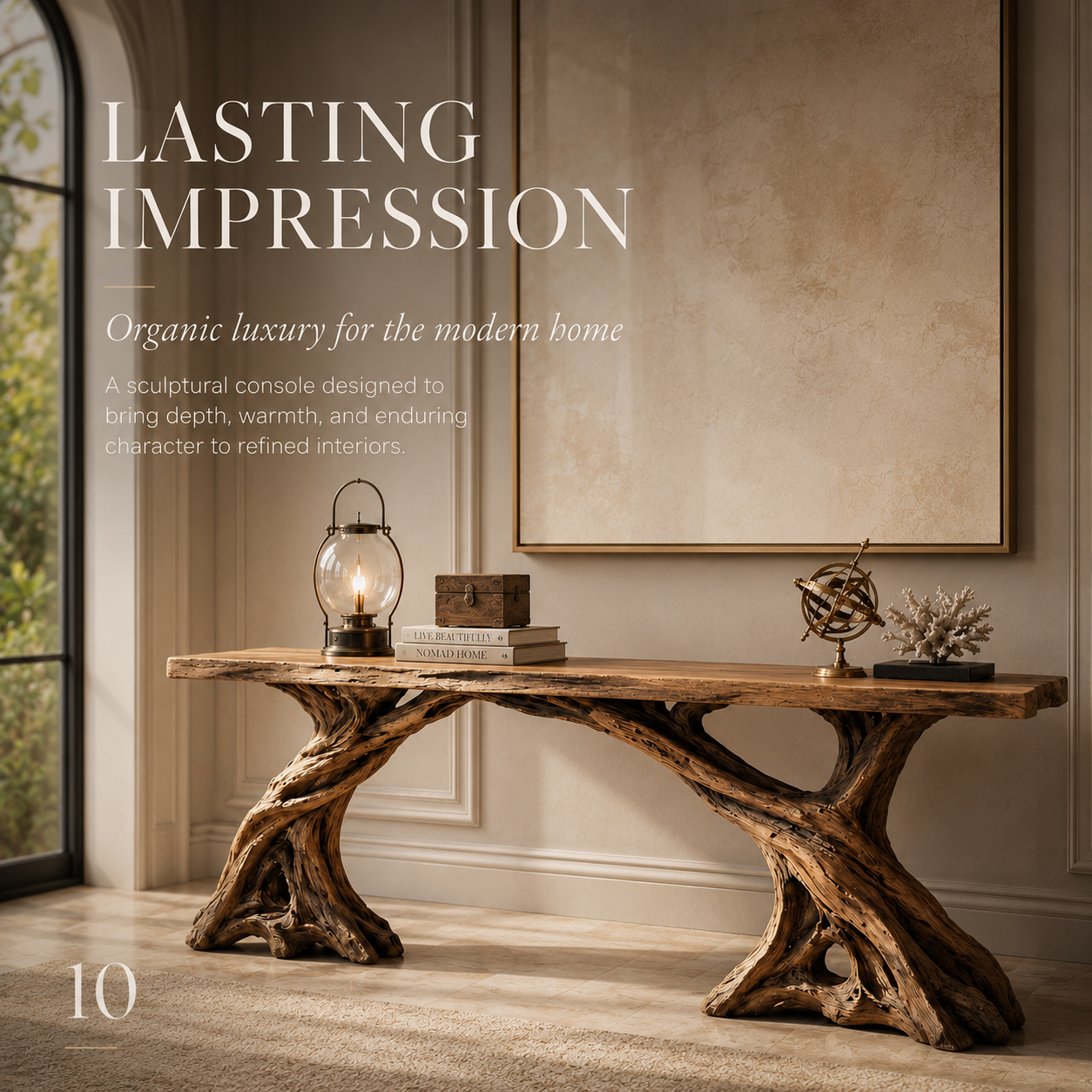 Aurelle Sculptural Console Table - Design 213 - product image 10