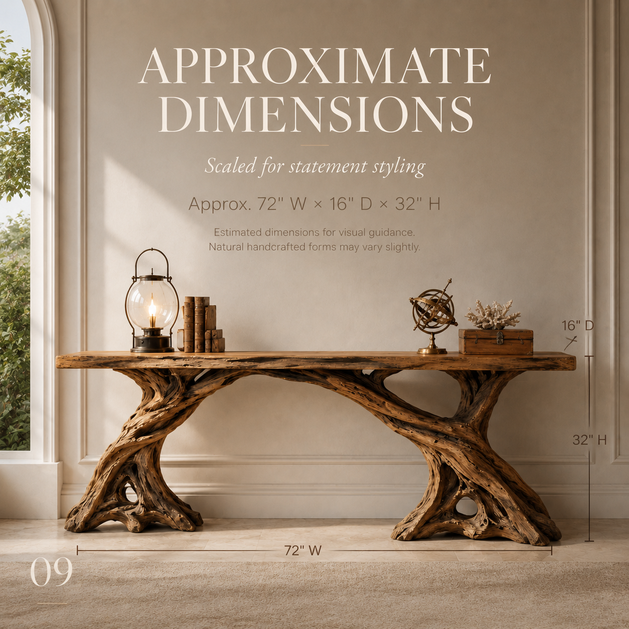 Aurelle Sculptural Console Table - Design 213 - product image 11