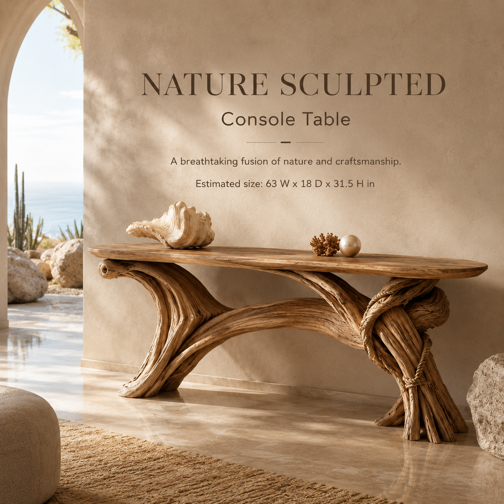 Caldera Organic Hall Console Table - Design 215 - product image 02