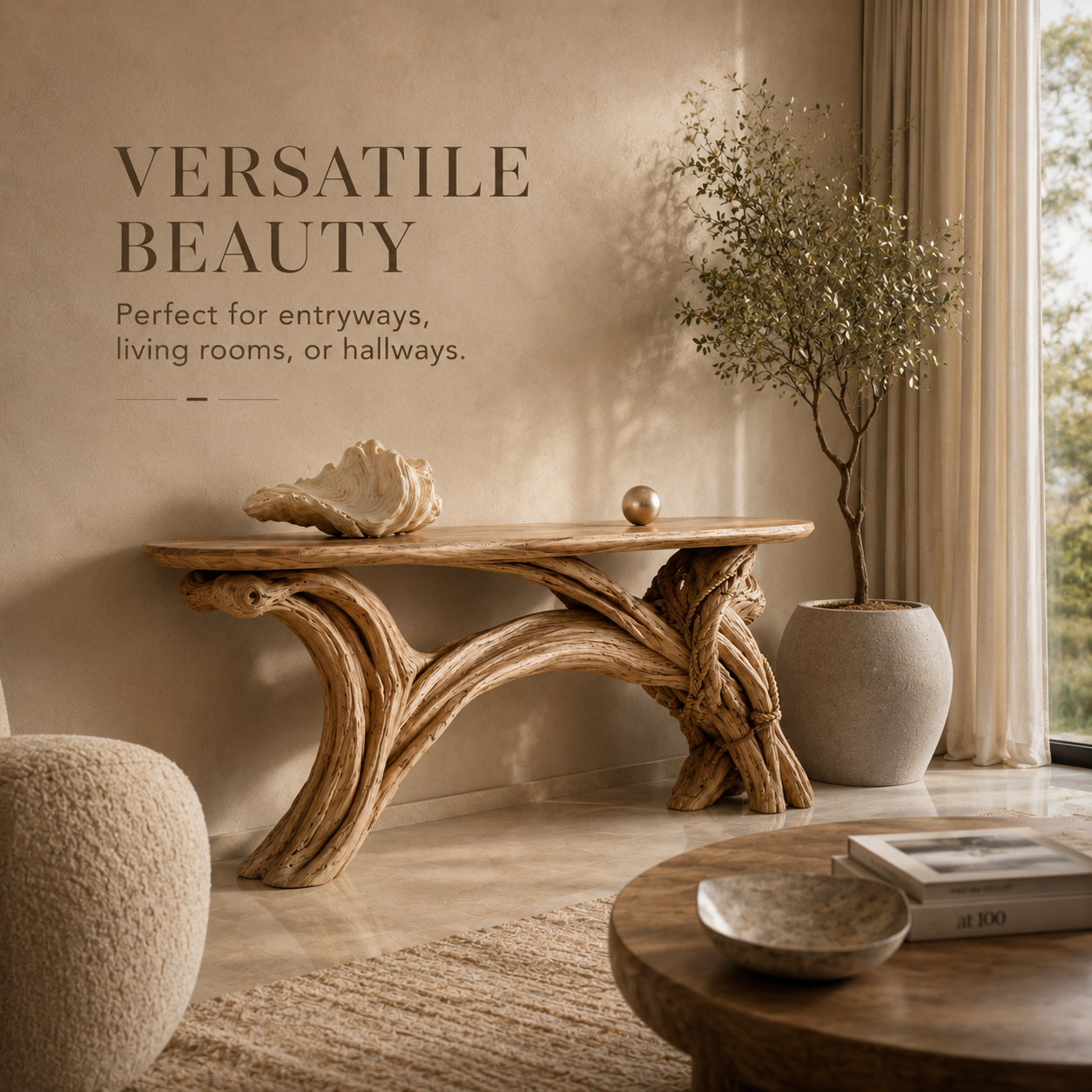Caldera Organic Hall Console Table - Design 215 - product image 09