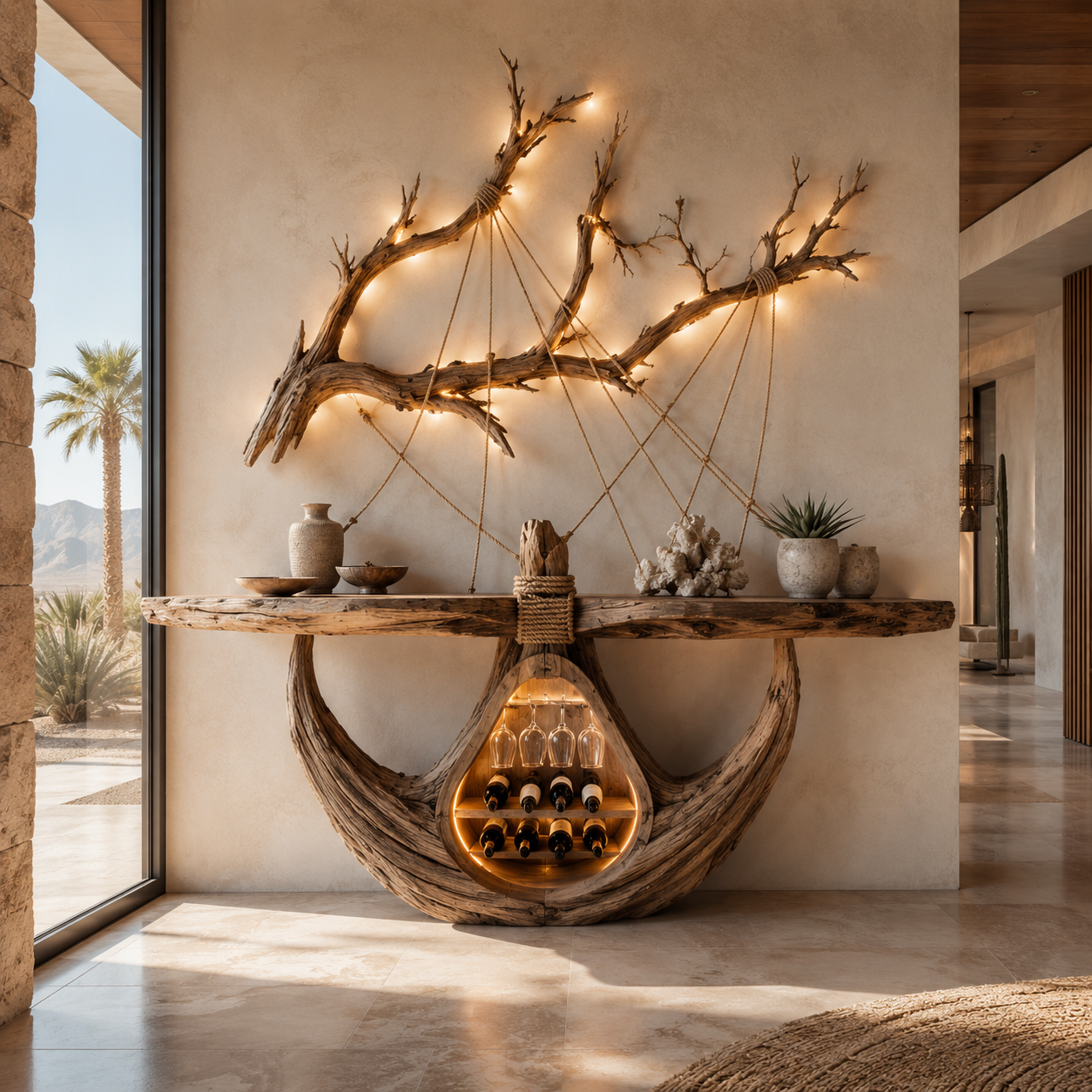 Rowan Hollow Form Console Table - Design 221 - main view