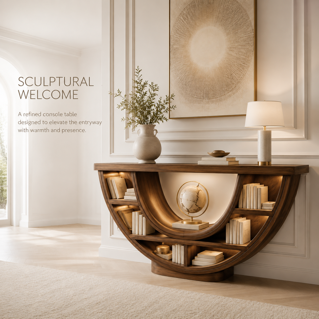 Nolan Arc Entry Console Table - Design 239 - product image 02