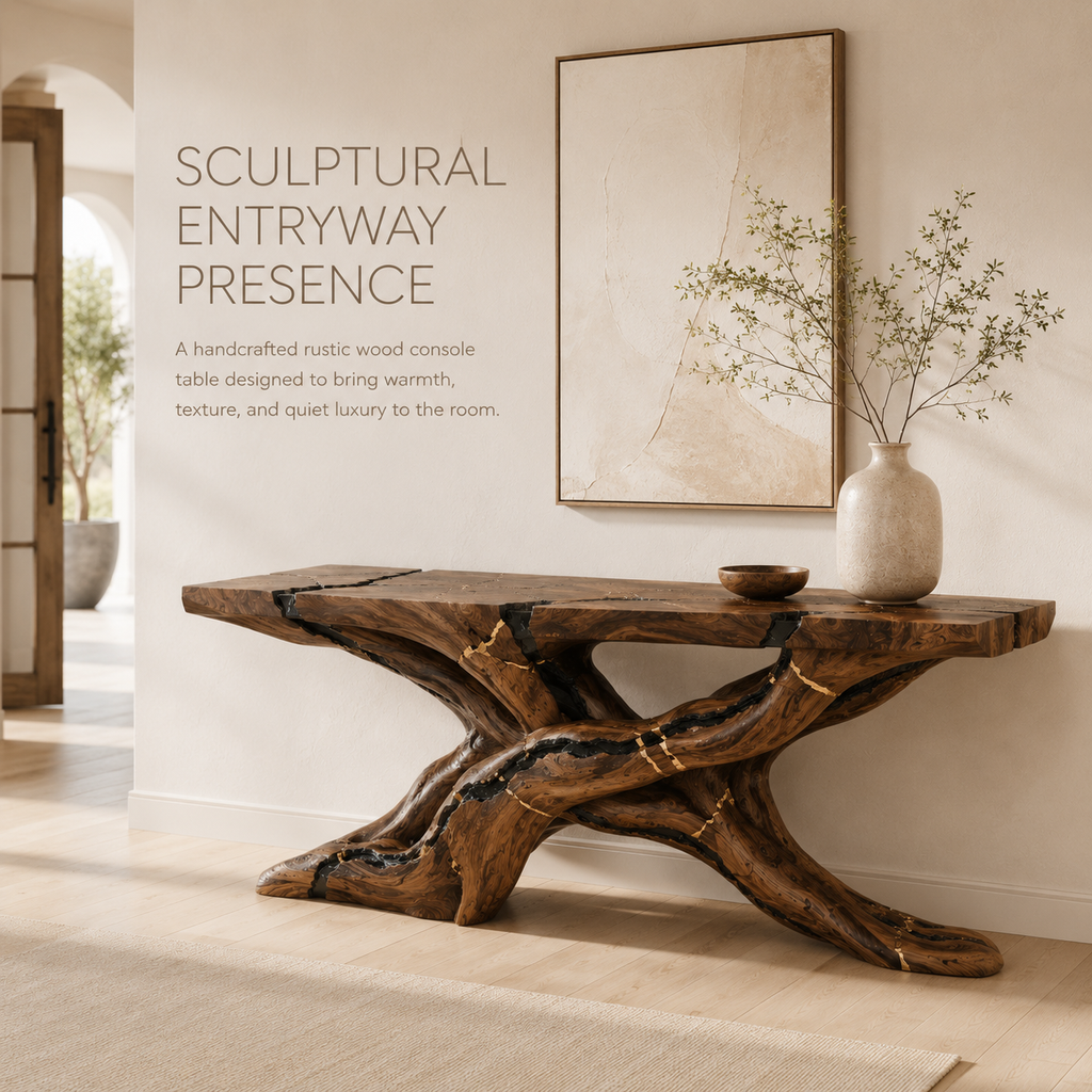 Liora Warm Walnut Console Table - Design 240 - product image 02