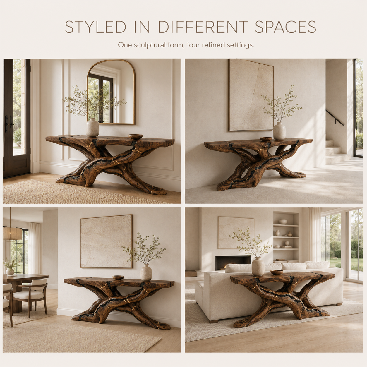 Liora Warm Walnut Console Table - Design 240 - product image 10