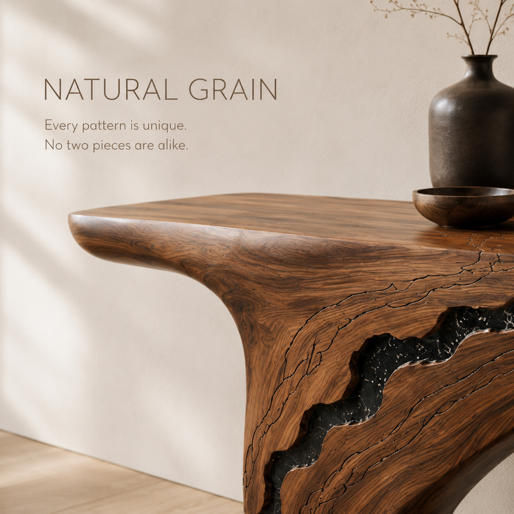 Brielle Sculpted Hall Console Table - Design 242 - product image 05