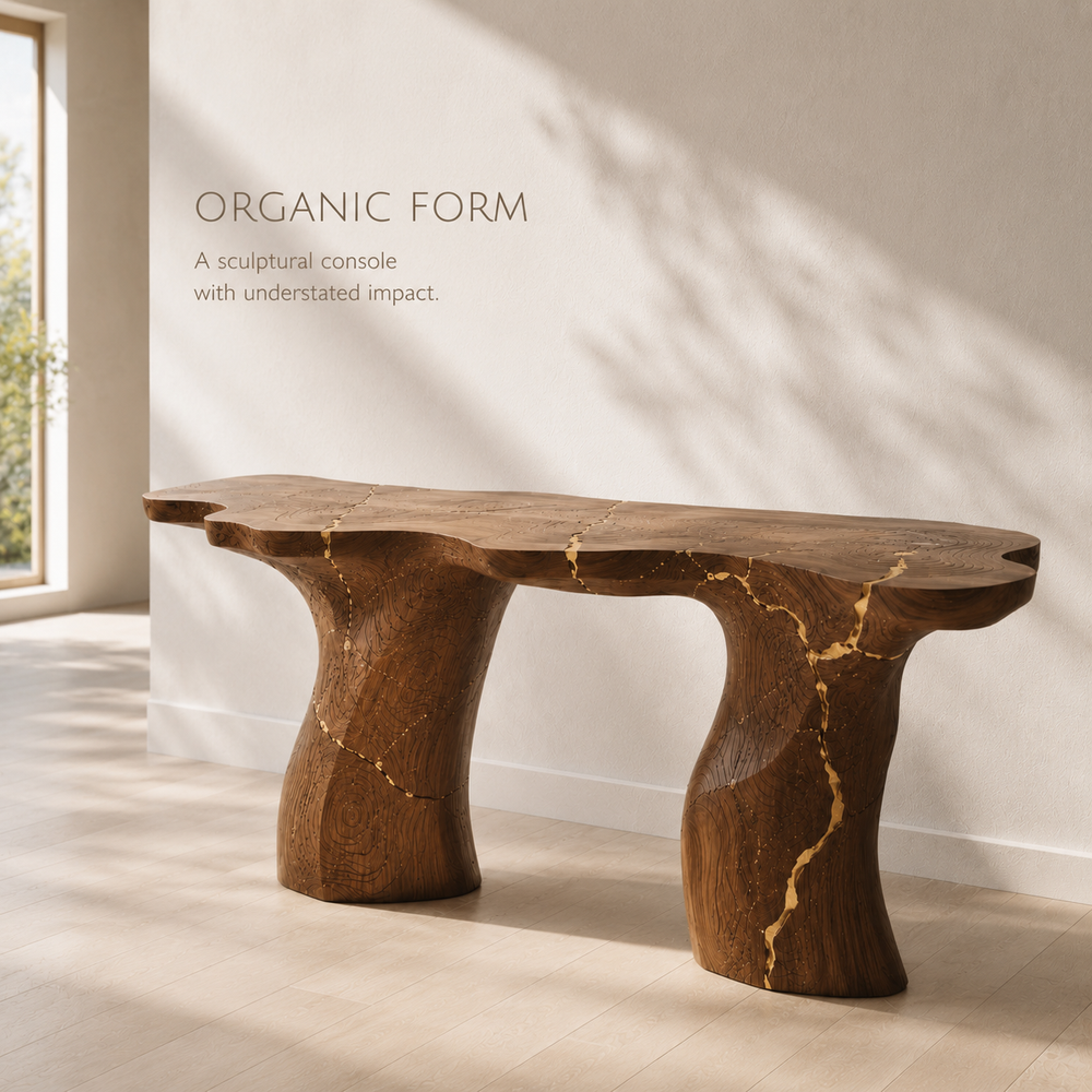 Mira Flow Wood Console Table - Design 246 - product image 03