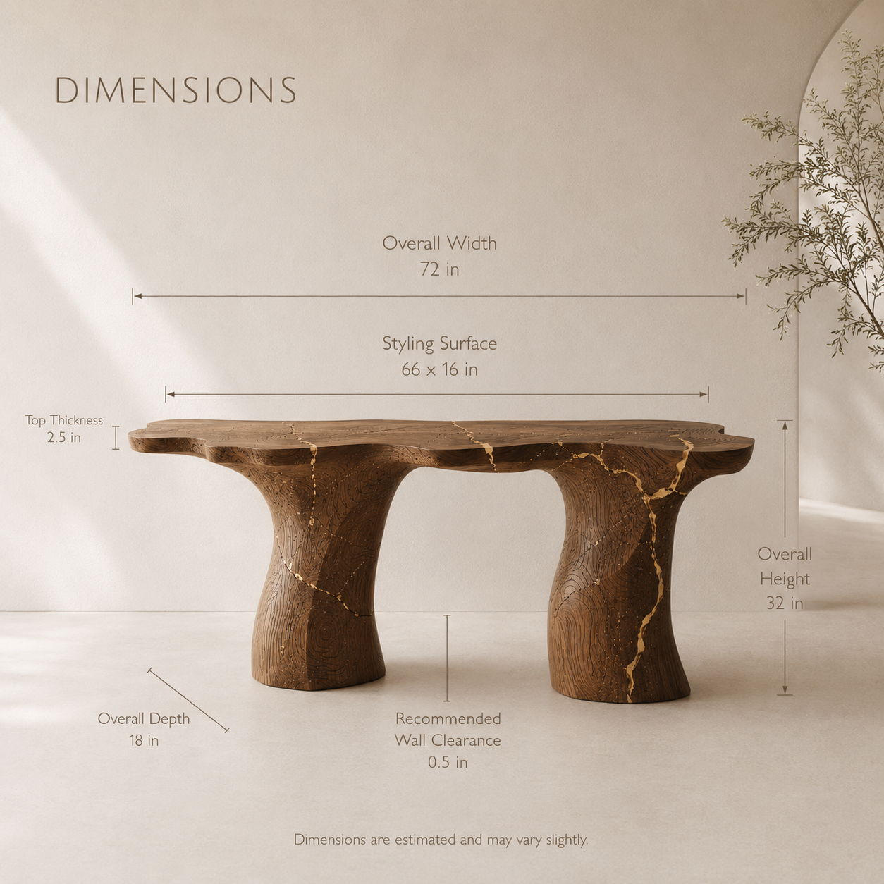 Mira Flow Wood Console Table - Design 246 - product image 08