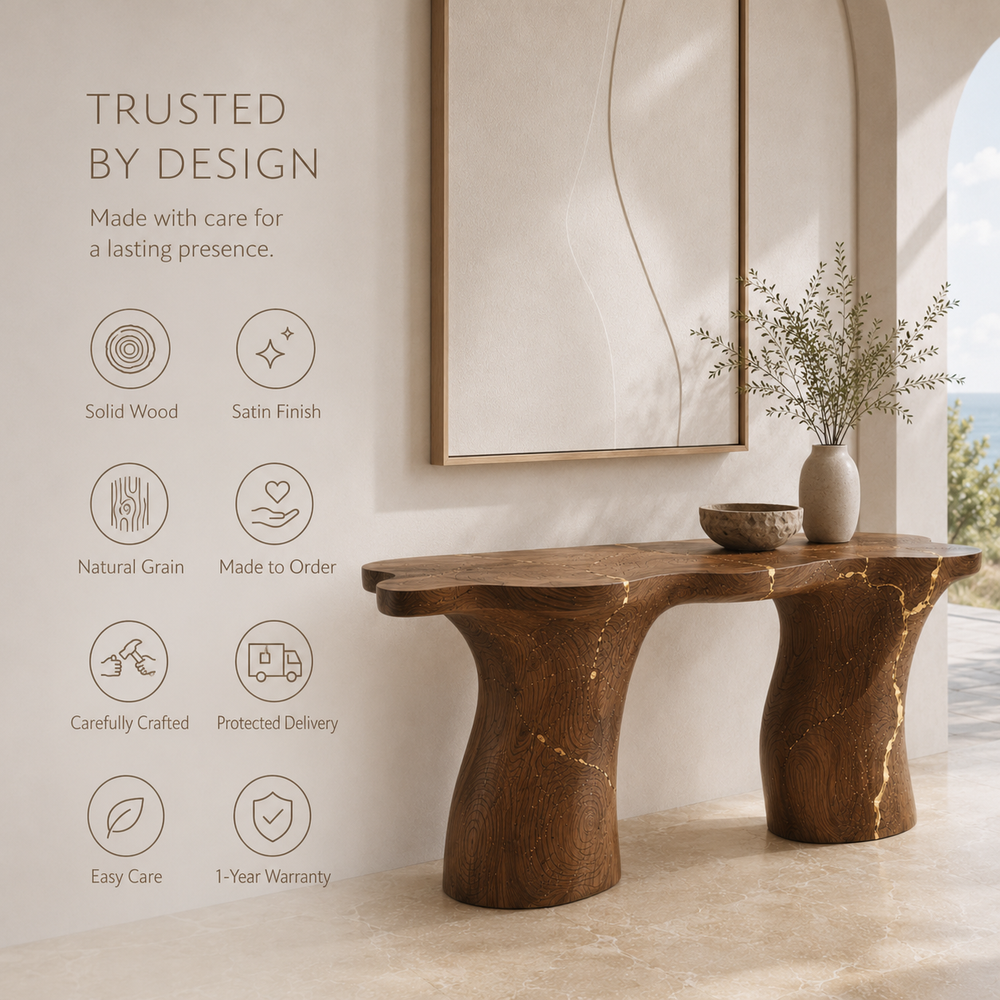 Mira Flow Wood Console Table - Design 246 - product image 09