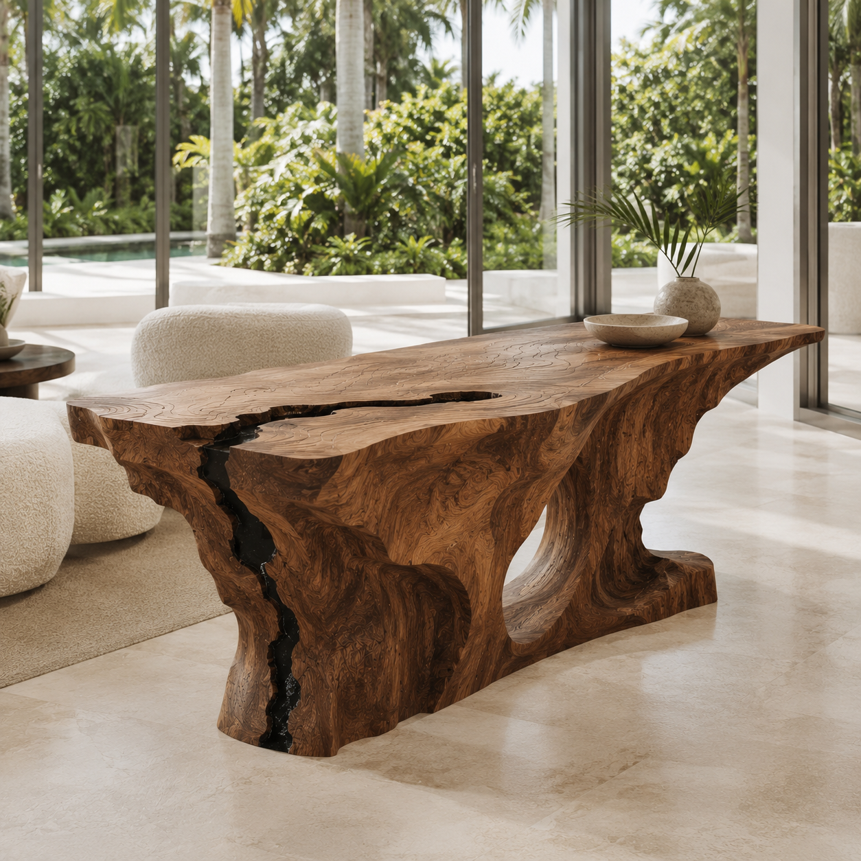 Talia Soft Edge Console Table - Design 247 - main view