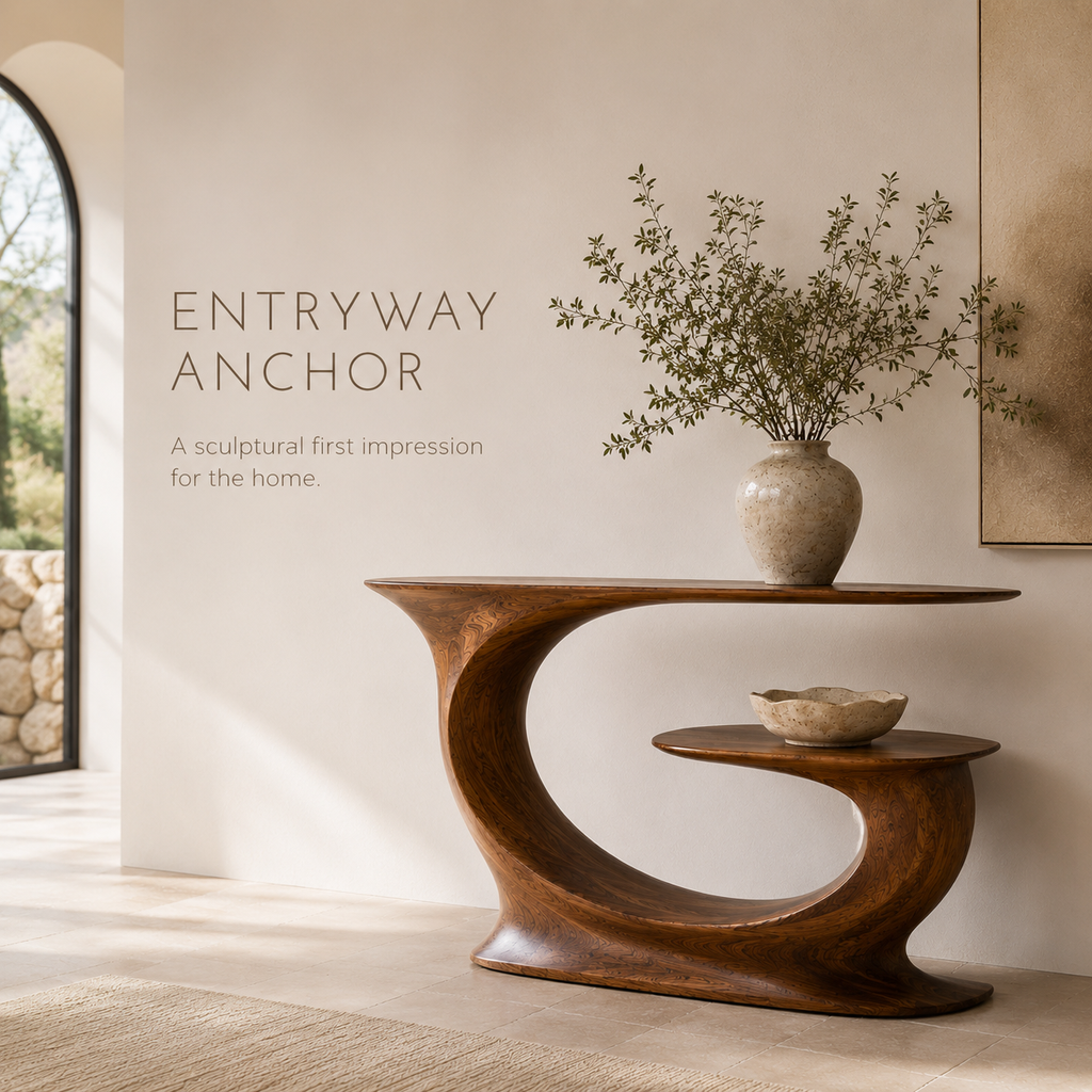 Aurelle Sculptural Console Table - Design 253 - product image 02