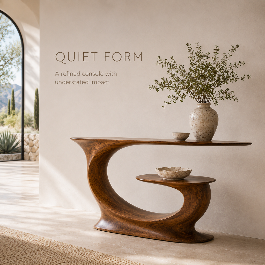 Aurelle Sculptural Console Table - Design 253 - product image 03