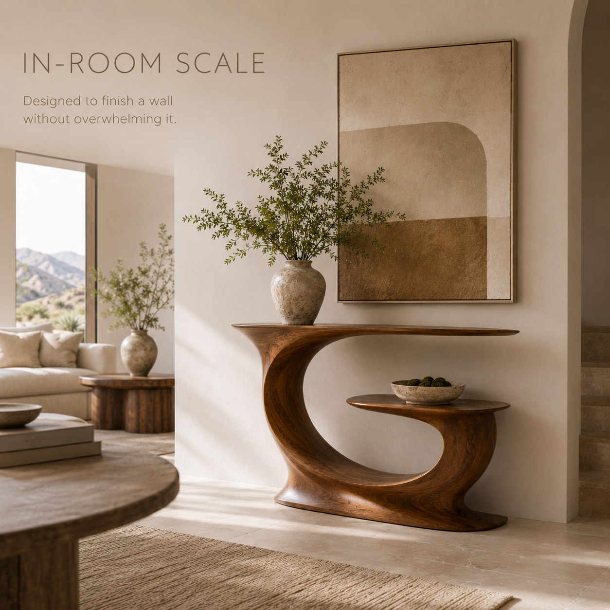 Aurelle Sculptural Console Table - Design 253 - product image 04