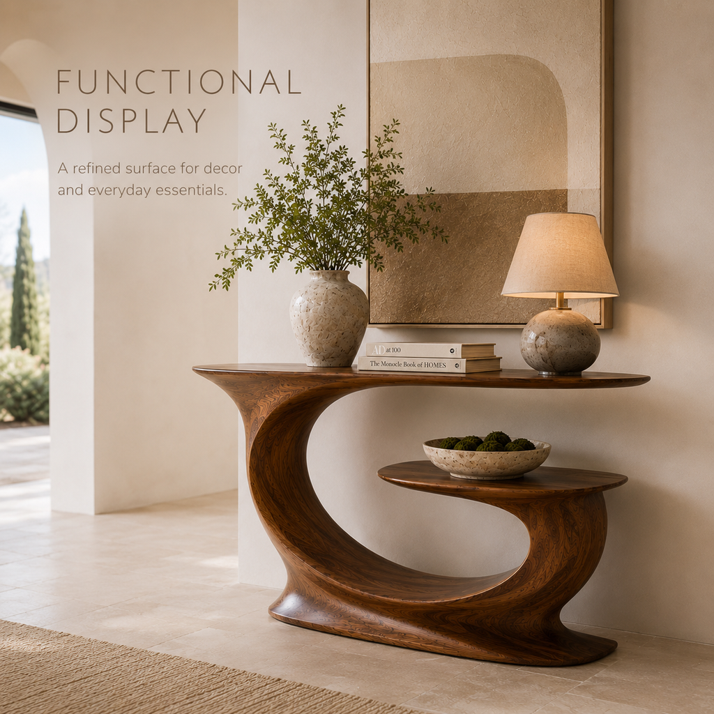 Aurelle Sculptural Console Table - Design 253 - product image 07