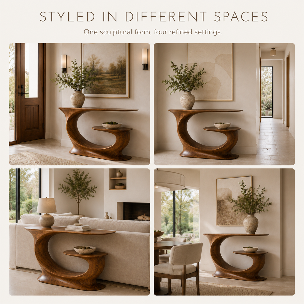 Aurelle Sculptural Console Table - Design 253 - product image 10