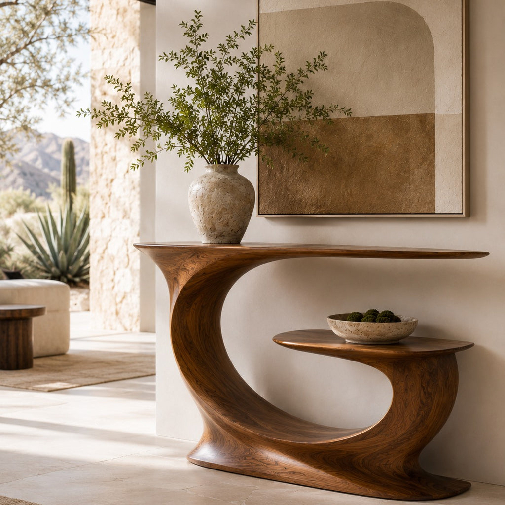 Aurelle Sculptural Console Table - Design 253 - square cover image
