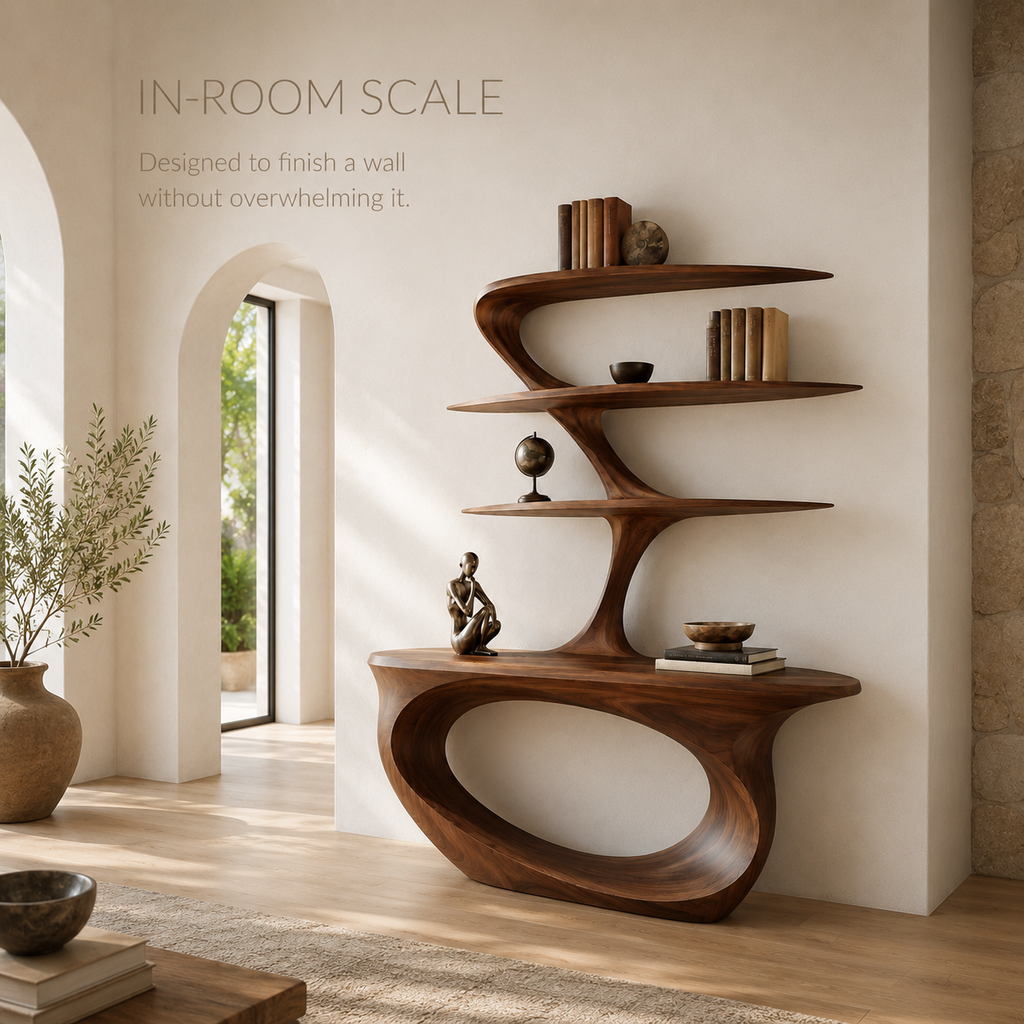 Soren Rounded Wood Console Table - Design 256 - product image 04