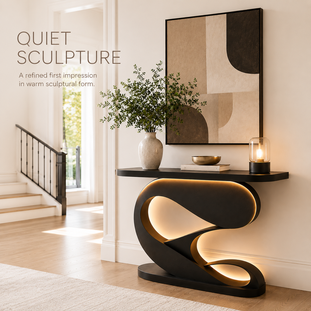Veyra Soft Curve Console Table - Design 258 - product image 02